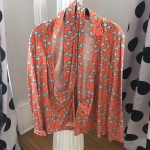 Diane Von Furstenberg DVF 1974 wrap shirt